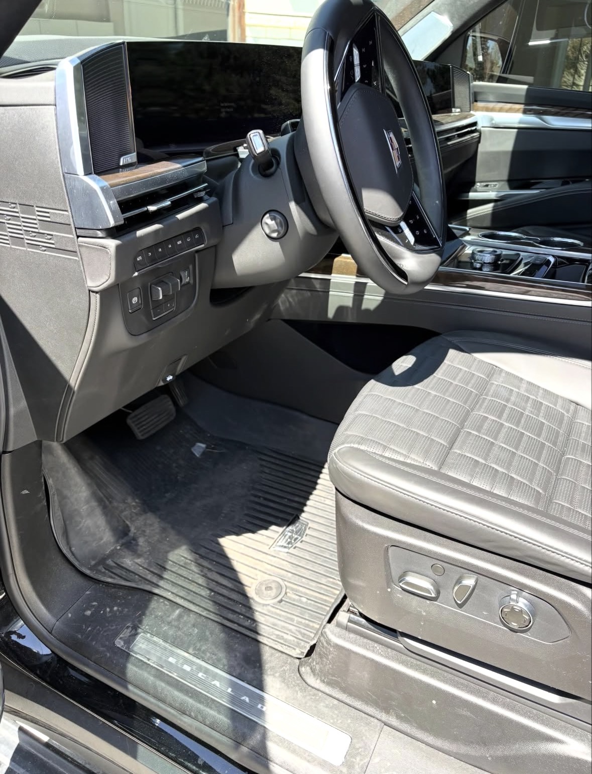 Sedan interior detail before